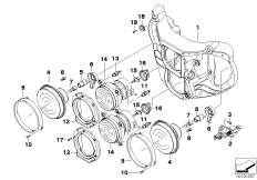 Reflektor (63_0773) dla BMW R 1200 CL (0442,0496) ECE