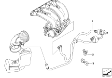 Sterowanie podciśnieniowe-silnik (11_3386) dla BMW 3' E46 316i Lim PHL