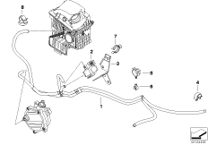 Przewód podciśnieniowy dod. przep. pow. (13_1006) dla BMW 7' E65 760i Lim USA