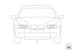 Accessories and Retrofittings (03_2234) dla BMW 5' E39 528i Tou USA