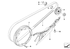 Napęd pasowy (33_1641) dla BMW F 650 CS 04 (0177,0187) ECE