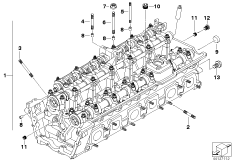 Głowica cylindrowa (11_3353) dla BMW 7' E65 760i Lim ECE