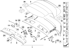 Dach składany (54_0310) dla BMW Z4 E85 Z4 2.5i Roa USA
