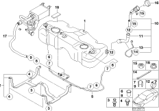 Zbiornik paliwa/Elementy dod. (16_0523) dla MINI R50 Cooper 3-drzwiowy USA
