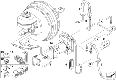 Przewód hamulcowy przedni (34_1374) dla BMW X3 E83 X3 2.0d SAV ECE