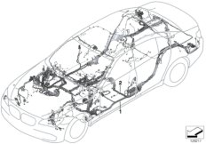 Główna wiązka przewodów, duplikat (61_2454) dla BMW 5' F10 530i Lim ECE