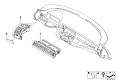 Wylot powietrza (64_1271) dla BMW Z4 E85 Z4 2.0i Roa ECE