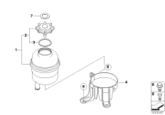 Zbiornik oleju/elementy pojedyncze (32_1471) dla BMW X3 E83 X3 3.0i SAV ECE