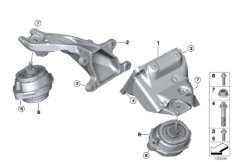 Zawieszenie silnika (22_0101) dla BMW X5 E53 X5 4.8is SAV ECE