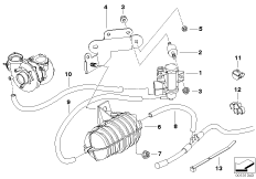 Sterowanie podciśnieniowe-turbospręż. (11_3598) dla BMW X3 E83 X3 3.0d SAV ECE