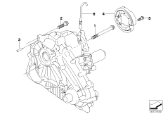 Skrzynia bieg., mocowanie/Elementy dod. (27_0023) dla BMW X5 E53 X5 3.0i SAV USA