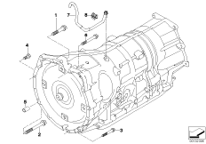Skrzynia biegów, mocowanie / odpowietrz (24_1041) dla BMW X6 E71 X6 35dX SAC ECE