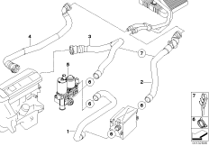Pompa wody, zawór, węże (64_1404) dla BMW X3 E83 LCI X3 3.0d SAV ECE
