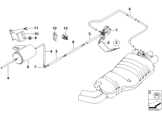 Sterowanie podciśnieniowe-przep. spalin (18_0552) dla BMW X3 E83 X3 3.0i SAV USA