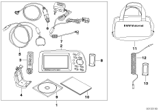 BMW motorcycle navigator, Europe (65_1298) dla BMW R 1150 RT 00 (0419,0499) USA