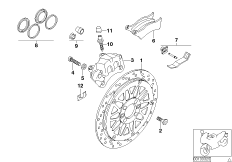 Hamulec tylnego koła (34_0751) dla BMW R 1200 C 97 (0424,0434) ECE