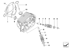 Sterowanie zaworów-wlot/wylot (11_3672) dla BMW HP2 Enduro (0369,0389) USA
