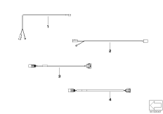 Różne wiązki przewodów (12_1235) dla MINI R50 Cooper 3-drzwiowy USA