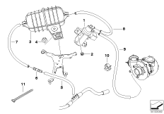 Sterowanie podciśnieniowe-turbospręż. (11_3536) dla BMW 5' E61 530d Tou ECE