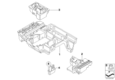 Obudowa wgłębienia bagażnika (51_5386) dla BMW X3 E83 LCI X3 2.0d SAV ECE