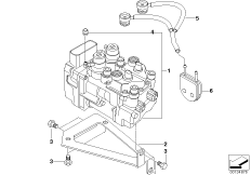 Modulator ciśnienia integralny ABS (34_1182) dla BMW R 1150 GS Adv. 01 (0441,0492) ECE