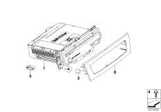 M kontroler systemów audio (65_1476) dla BMW 1' E81 118i 3-d ECE
