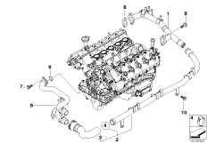 Rurociąg układu chłodniczego (11_3706) dla BMW 6' E63 M6 Cou ECE