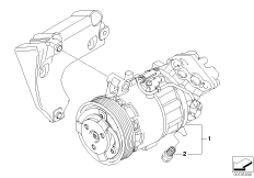 RP sprężarka klimatyzacji (64_1430) dla BMW 3' E91 LCI 320i Tou ECE