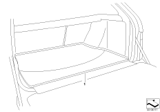 Cargo Tray (03_3604) dla BMW X5 E70 X5 3.0si SAV USA