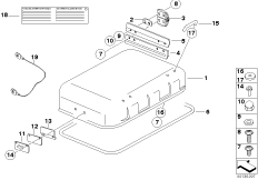 Pokrywa do kufra bocznego aluminiowego (46_0787) dla BMW R 1150 GS Adv. 01 (0441,0492) ECE