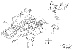 GS6S37BZ(SMG) Hydraulic pipes (23_0959) dla BMW 3' E46 325ti Com ECE