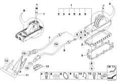 Ukł. włącz. mechanicznej skrzyni biegów (25_0386) dla MINI R50 Cooper 3-drzwiowy USA