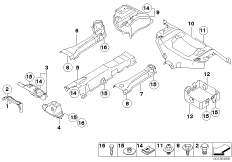 Izolacja termiczna (51_5491) dla MINI Cabrio R52 Cooper S Cabrio USA