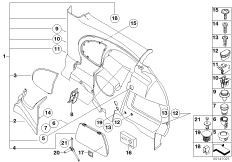 Tapicerka boczna tylna (51_5677) dla MINI R53 Cooper S 3-drzwiowy USA
