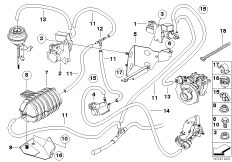 Sterowanie podciśnieniowe-turbospręż. (11_3791) dla BMW 5' E61 535d Tou ECE