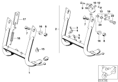Podstawka centralna (46_0073) dla BMW R 100 RS USA