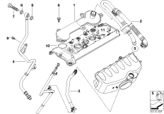 Odpowiet. skrzyni korb./separator oleju (11_3797) dla BMW Z4 E85 Z4 M3.2 Roa USA