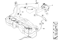 Filtr z węglem aktywnym/Odp. paliwa (16_0613) dla BMW 5' E61 LCI M5 Tou ECE