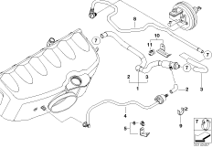 Sterowanie podciśnieniowe-silnik (11_3019) dla BMW 3' E46 M3 CSL Cou ECE