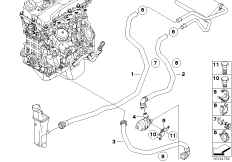 Dodatk. pompa wodna/wąż wodny (64_1495) dla BMW Z4 E85 Z4 2.0i Roa ECE