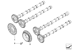 Mechanizm ster.-łańcuch sterujący górny (11_3853) dla BMW 7' E65 745d Lim ECE