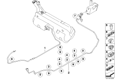 Przewód paliwa/Przewód przepłuk. pow. (16_0538) dla BMW Z4 E85 Z4 2.5i Roa USA