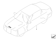 Indoor Car Cover (03_3881) dla BMW X5 E53 X5 4.4i SAV USA