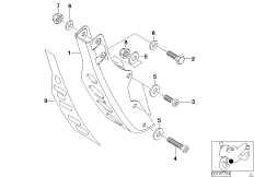 Wspornik silnika (46_0563) dla BMW F 650 GS Dakar 00 (0173,0183) USA