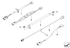 Różne komplety przewodów (61_1708) dla MINI Cabrio R52 Cooper Cabrio ECE