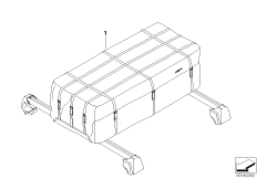 Roof rack systems (03_3319) dla BMW 3' E46 325Ci Cou USA