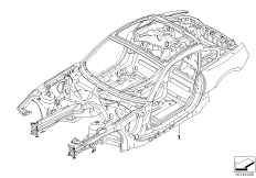 Szkielet karoserii (41_1695) dla BMW Z4 E86 Z4 3.0si Cou ECE
