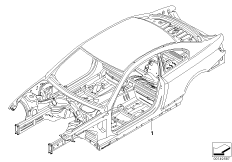 Szkielet karoserii (41_1699) dla BMW 3' E92 330i Cou ECE