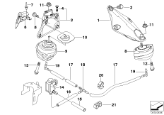 Zawieszenie silnika (22_0102) dla BMW X3 E83 X3 3.0d SAV ECE