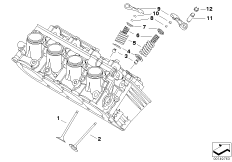 Sterowanie zaworów-wlot/wylot (11_3806) dla BMW K 1200 R Sport (0585,0595) USA